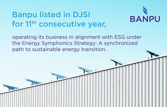 Banpu Listed in DJSI for 11th Consecutive Year​